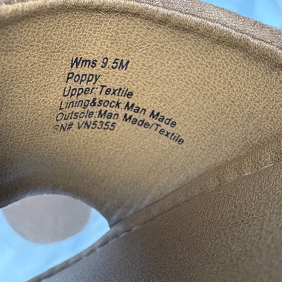 Seychelles Poppy Brown Suede Buckle Platform Mule Slide Sandals 9.5 - Picture 10 of 11